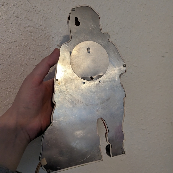 Vintage 1950s Santa Claus Paramount Wall Christmas Decor 50s Blow mold Holiday - Picture 9 of 11